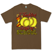 Cacao i tackled 100days of school softball Premium Tee - texasbilliewilder
