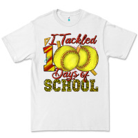 White i tackled 100days of school softball Premium Tee - texasbilliewilder