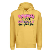 Antique Gold kindness is free sprinkle it everywhere Premium Hoodie - JahusDesignShop