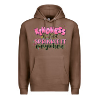 Chestnut kindness is free sprinkle it everywhere Premium Hoodie - JahusDesignShop