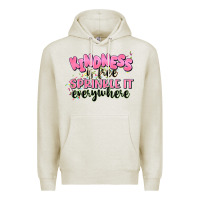 Oatmeal Heather kindness is free sprinkle it everywhere Premium Hoodie - JahusDesignShop