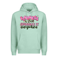Seafoam kindness is free sprinkle it everywhere Premium Hoodie - JahusDesignShop
