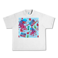Lunar Rock summer and octopus seamless pattern Urban Heavy Tee - BundleAndBundleShop