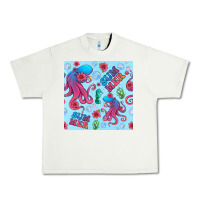 Pistachio summer and octopus seamless pattern Urban Heavy Tee - BundleAndBundleShop