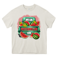 Cream watermelon truck Heavy Core Tee - Zillion Design Studio
