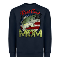 Navy reel cool mom fishing Heavyweight Sweatshirt - Jasminsmagicworld