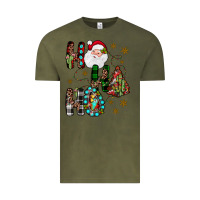 Vintage Olive ho ho ho Vintage Tee - JahusDesignShop