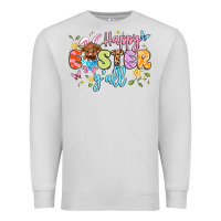 Dove Grey happy easter yall Premium Sweatshirt - Artiststas