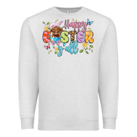 Oatmeal Heather happy easter yall Premium Sweatshirt - Artiststas