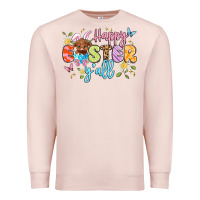 Pale Pink happy easter yall Premium Sweatshirt - Artiststas