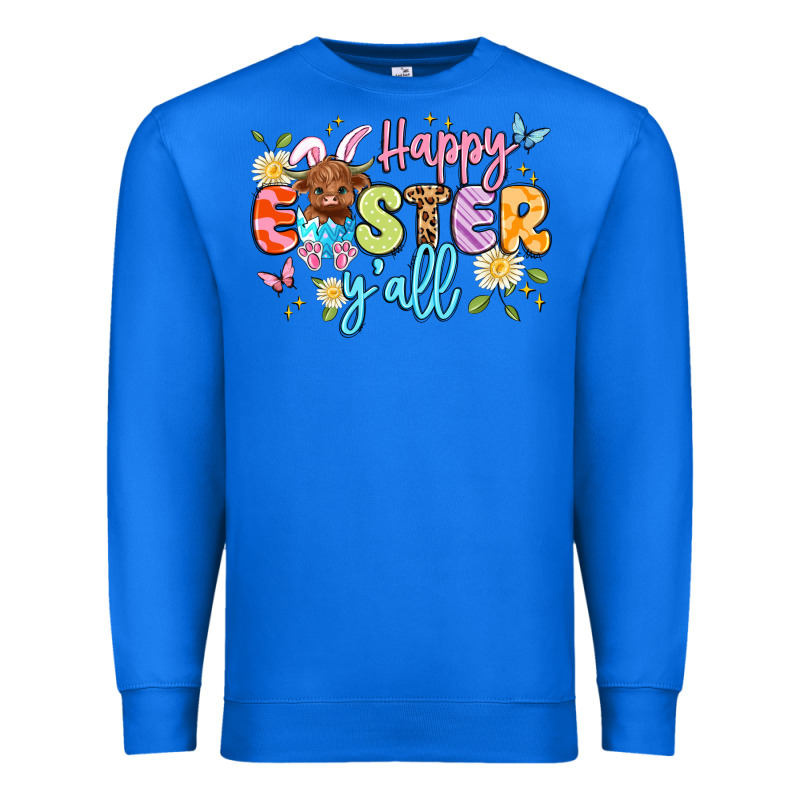 Happy Easter Yall Premium Sweatshirt by Artiststas | Teevron