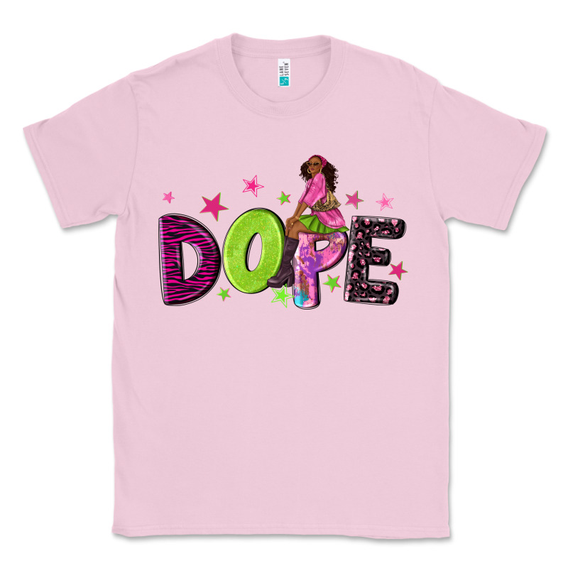 Dope With Afro Black Woman Classic Tee by NancyCooperArtShop | Teevron
