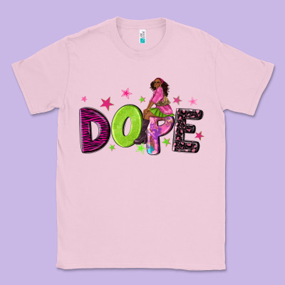 Dope With Afro Black Woman Classic Tee Designed By Nancycooperartshop