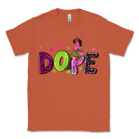 Copper dope with afro black woman Classic Tee - NancyCooperArtShop
