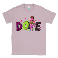Lilac dope with afro black woman Classic Tee - NancyCooperArtShop