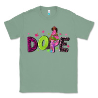 Sage dope with afro black woman Classic Tee - NancyCooperArtShop