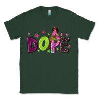 Sports Green dope with afro black woman Classic Tee - NancyCooperArtShop