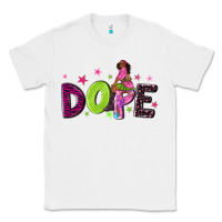 White dope with afro black woman Classic Tee - NancyCooperArtShop