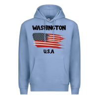 Colony Blue Washington Premium Hoodie - Bettercallsaul
