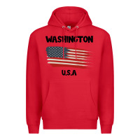 Red Washington Premium Hoodie - Bettercallsaul