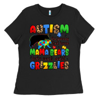 Black autism the journey that turns mama bears Ladies Tee - JahusDesignShop