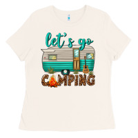 Bone lets go camping Ladies Tee - texasbilliewilder