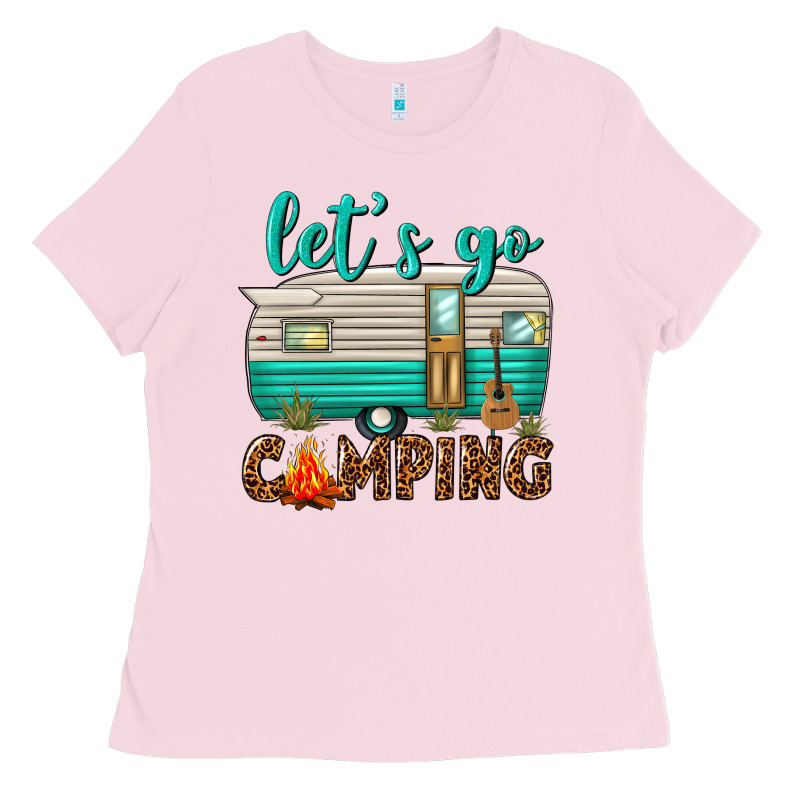 Lets Go Camping Ladies Tee by texasbilliewilder | Teevron