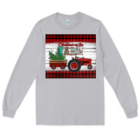 Moon Dust christmas on the farm tractor Long Sleeve Tee - Jasminsmagicworld