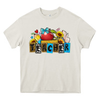 Cream teacher Heavy Core Tee - Zillion Design Studio