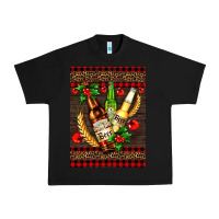 Black beer bottles with mistletoe Urban Heavy Tee - AdoDesignShop
