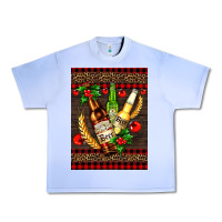 Grape Ice beer bottles with mistletoe Urban Heavy Tee - AdoDesignShop