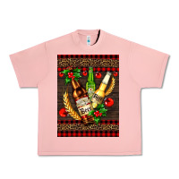 Salmon beer bottles with mistletoe Urban Heavy Tee - AdoDesignShop