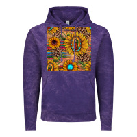 Cloud Purple our lady of guadalupe sunflower  seamless pattern Vintage Hoodie - JahusDesignShop