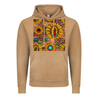 Vintage Camel our lady of guadalupe sunflower  seamless pattern Vintage Hoodie - JahusDesignShop