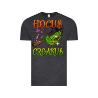 Vintage Black hocus croakus Vintage Tee - BundleAndBundleShop