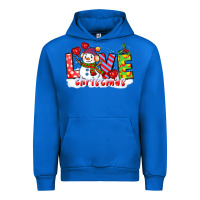 Cobalt love christmas snowman Urban Hoodie - CowGirlArtShop