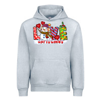 Heather Grey love christmas snowman Urban Hoodie - CowGirlArtShop
