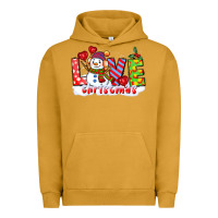 Pigment Peanut Butter love christmas snowman Urban Hoodie - CowGirlArtShop
