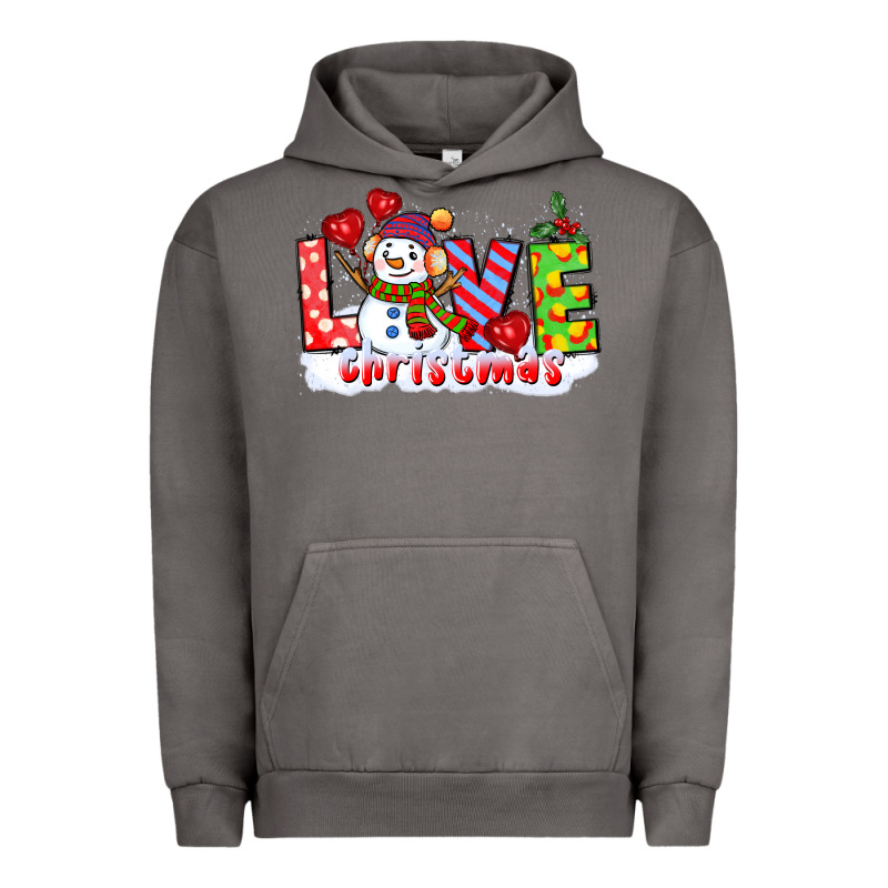 Love Christmas Snowman Urban Hoodie by CowGirlArtShop | Teevron