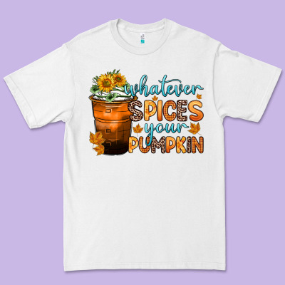 Whatever Spices Your Pumpkin Premium Tee Designed By Zillion Design Studio
