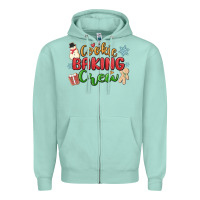 Seafoam cookie baking crew Zipper Hoodie - MaliasSmallBusiness