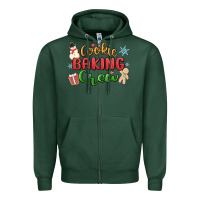 Sports Green cookie baking crew Zipper Hoodie - MaliasSmallBusiness