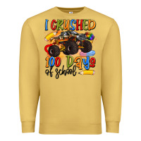 Antique Gold i crushed 100 days of school Premium Sweatshirt - Artiststas