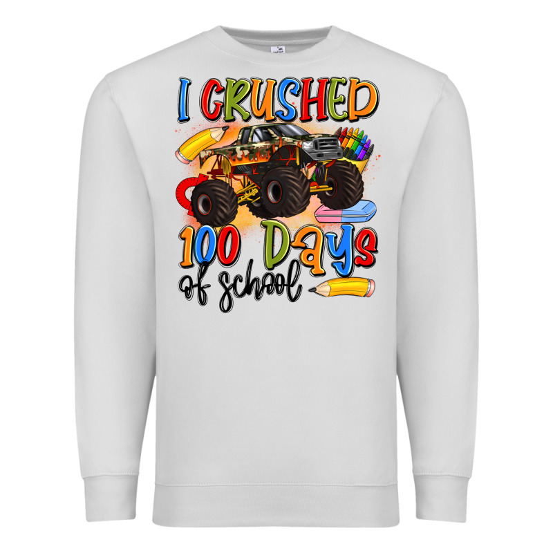I Crushed 100 Days Of School Premium Sweatshirt by Artiststas | Teevron