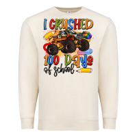Sandshell i crushed 100 days of school Premium Sweatshirt - Artiststas