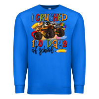 True Royal i crushed 100 days of school Premium Sweatshirt - Artiststas