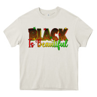 Cream black is beautiful juneteenth Heavy Core Tee - texasbilliewilder