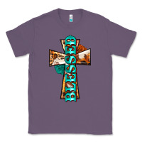 Lavender blessed cross Classic Tee - BarkalooDesign