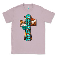 Lilac blessed cross Classic Tee - BarkalooDesign