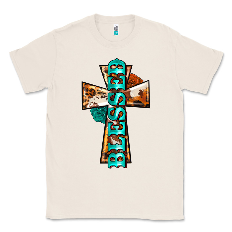Blessed Cross Classic Tee by BarkalooDesign | Teevron